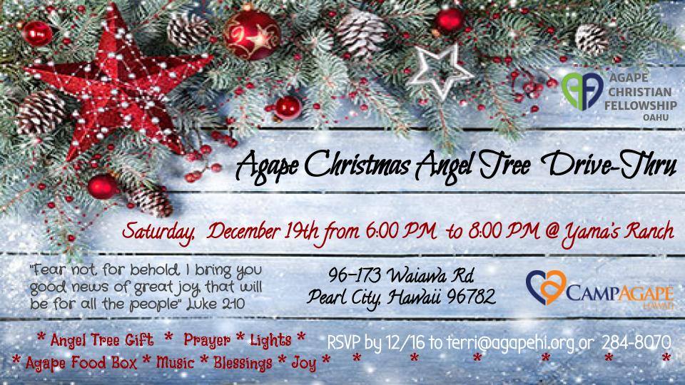 Agape Christmas Angel Tree Food Drive
