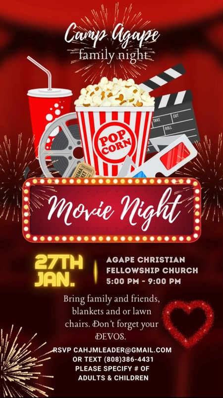 Camp Agape Family Movie Night